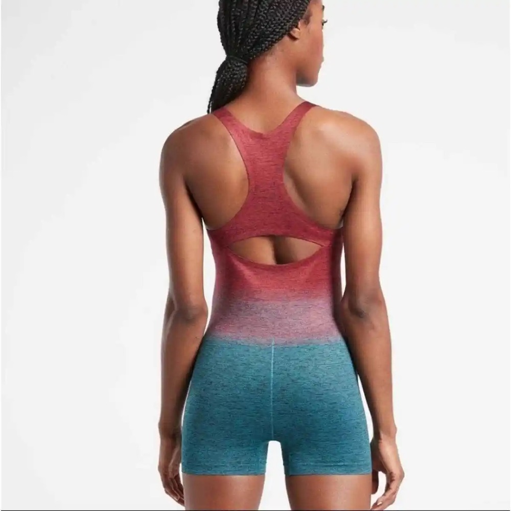 ATHLETA • Relay ombre bodysuit • XS